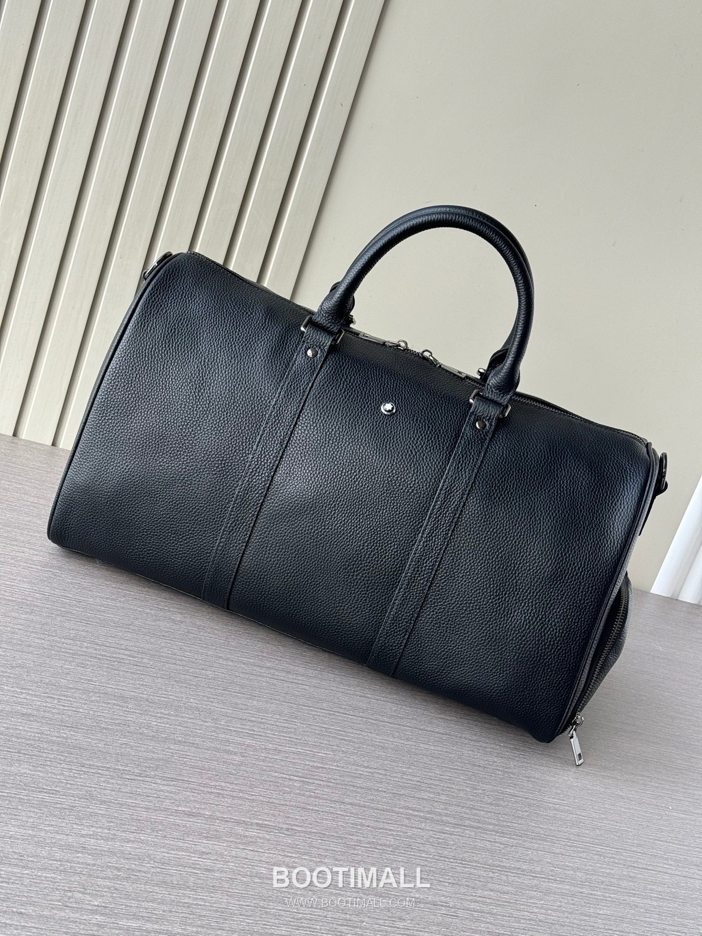 Montblanc 9997-3 Travel Bag Litchi-Grain Calfskin Black 몽블랑 9997-3 트래블백 리치 그레인 카프스킨 보스턴 블랙 47cm 3