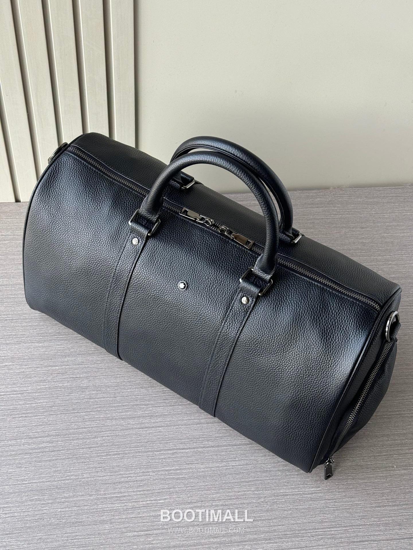 Montblanc 9997-3 Travel Bag Litchi-Grain Calfskin Black 몽블랑 9997-3 트래블백 리치 그레인 카프스킨 보스턴 블랙 47cm 4
