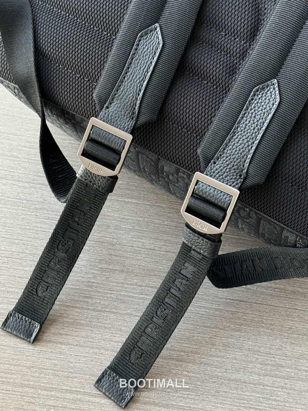 Dior Saddle Zip Oblique Backpack Cotton Tech Fabric Grained Cowhide Black 디올 새들 지퍼 오블리크 백팩 코튼 테크 패브릭 그레인드 소가죽 블랙 43.5cm 6