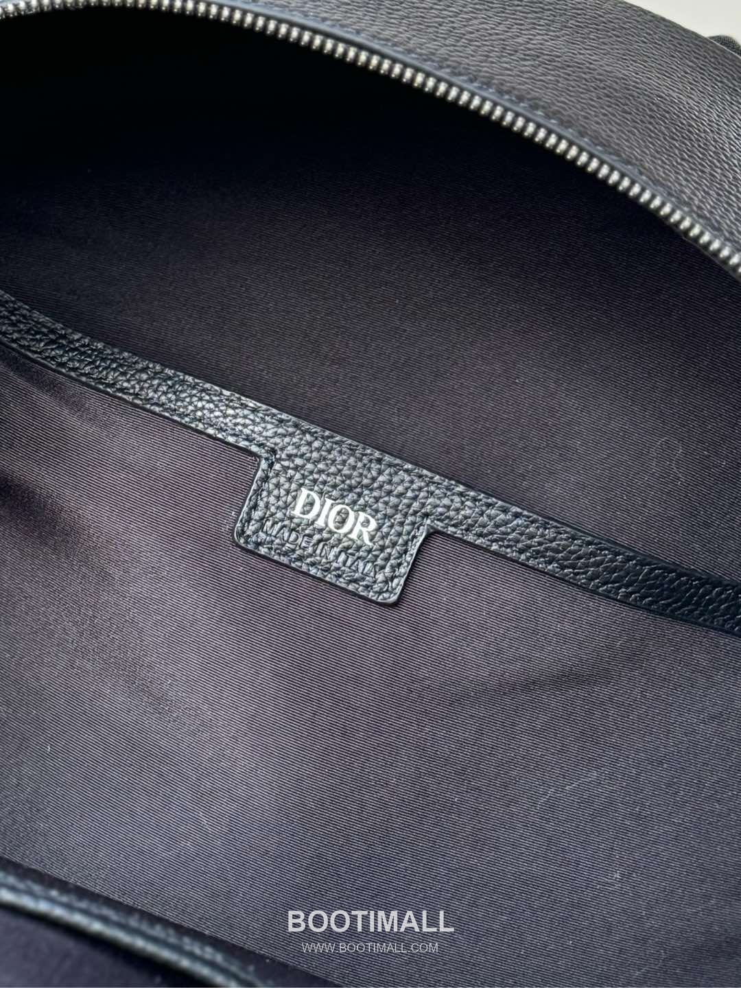 Dior Saddle Zip Oblique Backpack Cotton Tech Fabric Grained Cowhide Black 디올 새들 지퍼 오블리크 백팩 코튼 테크 패브릭 그레인드 소가죽 블랙 43.5cm 9