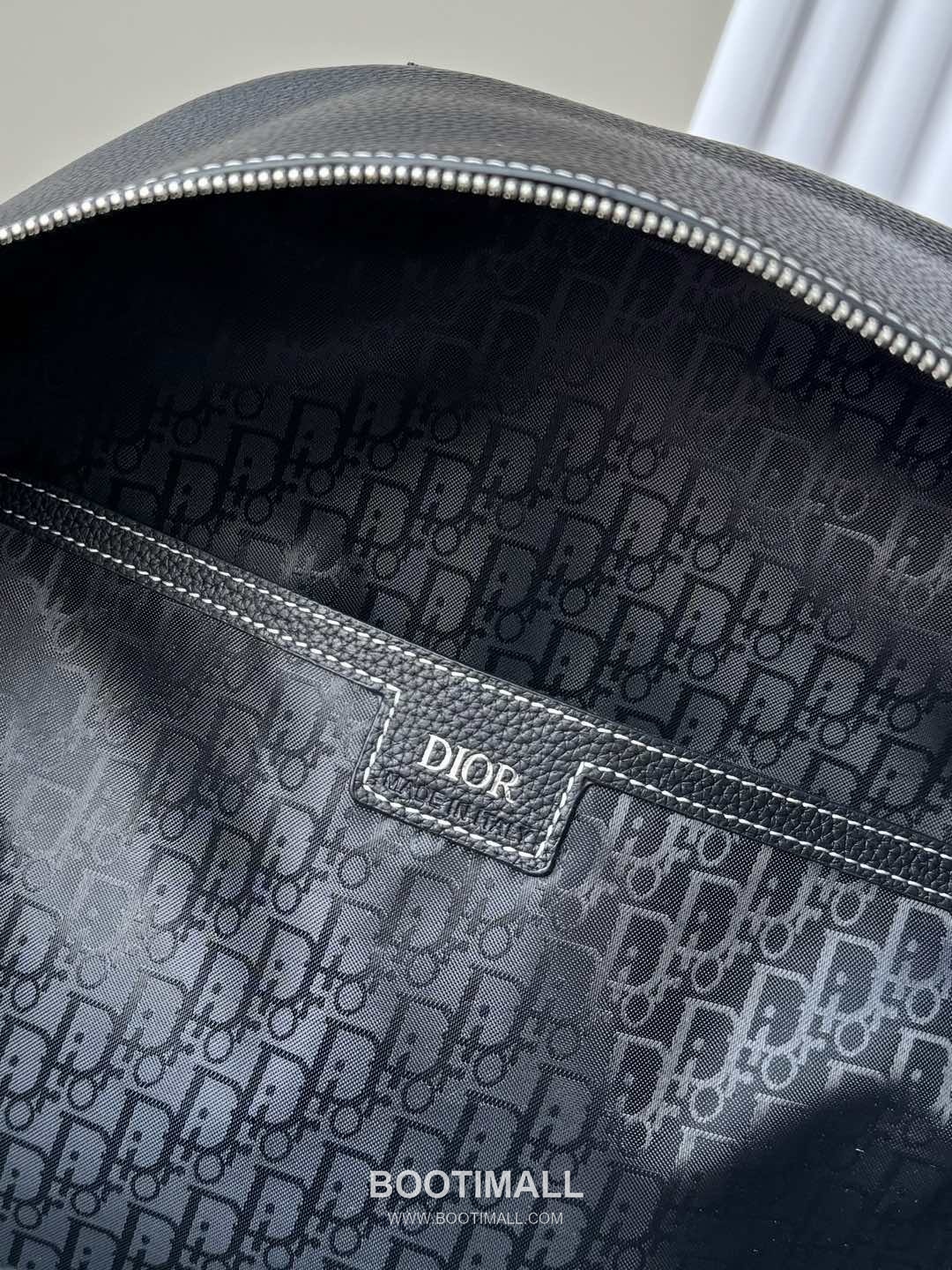 Dior Saddle Zip Backpack Grained Calfskin Black 디올 새들 지퍼 백팩 그레인드 카프스킨 블랙 43.5cm 8