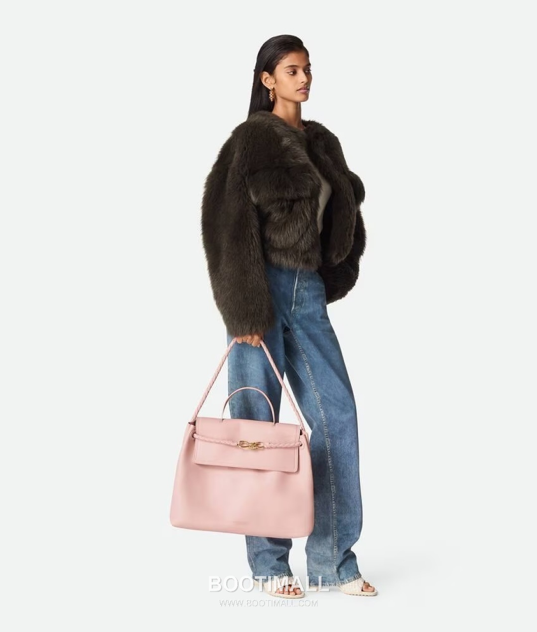 Bottega Veneta Ciao Intrecciato Smooth Calfskin Top Handle Bag 보테가 베네타 차오 인트레치아토 스무스 카프스킨 탑핸들백 42cm 2