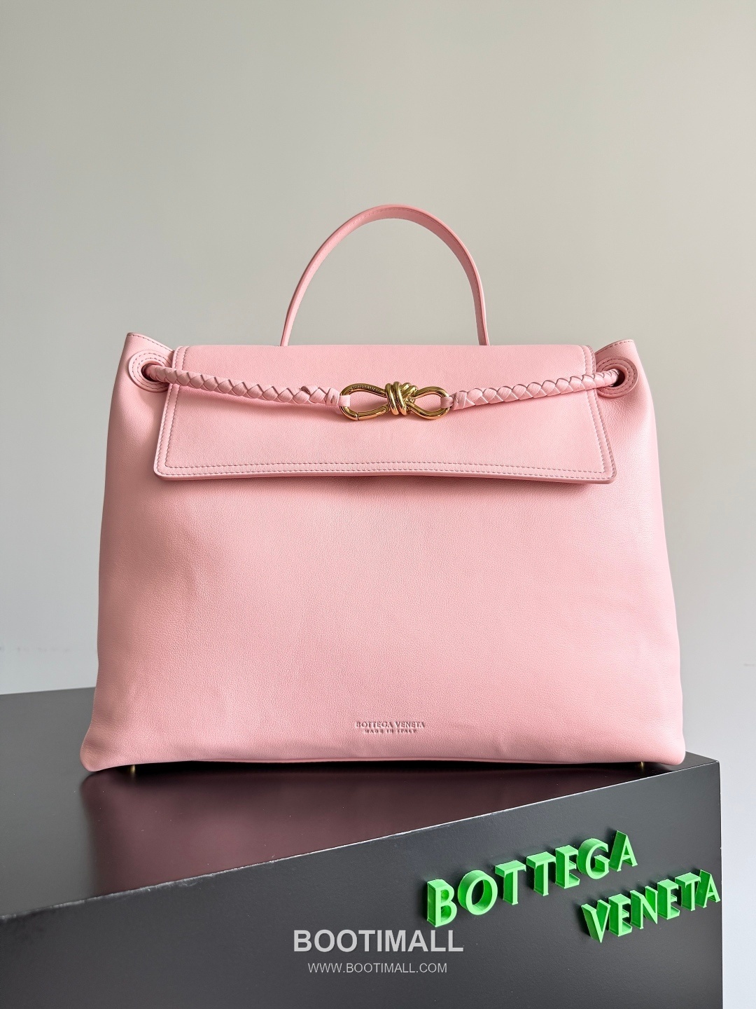 Bottega Veneta Ciao Intrecciato Smooth Calfskin Top Handle Bag 보테가 베네타 차오 인트레치아토 스무스 카프스킨 탑핸들백 42cm 13