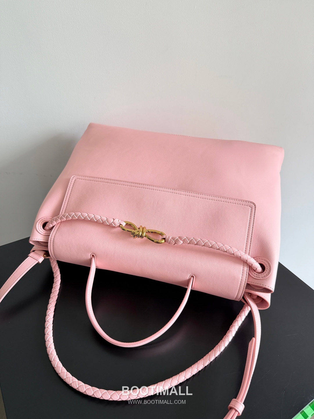 Bottega Veneta Ciao Intrecciato Smooth Calfskin Top Handle Bag 보테가 베네타 차오 인트레치아토 스무스 카프스킨 탑핸들백 42cm 19