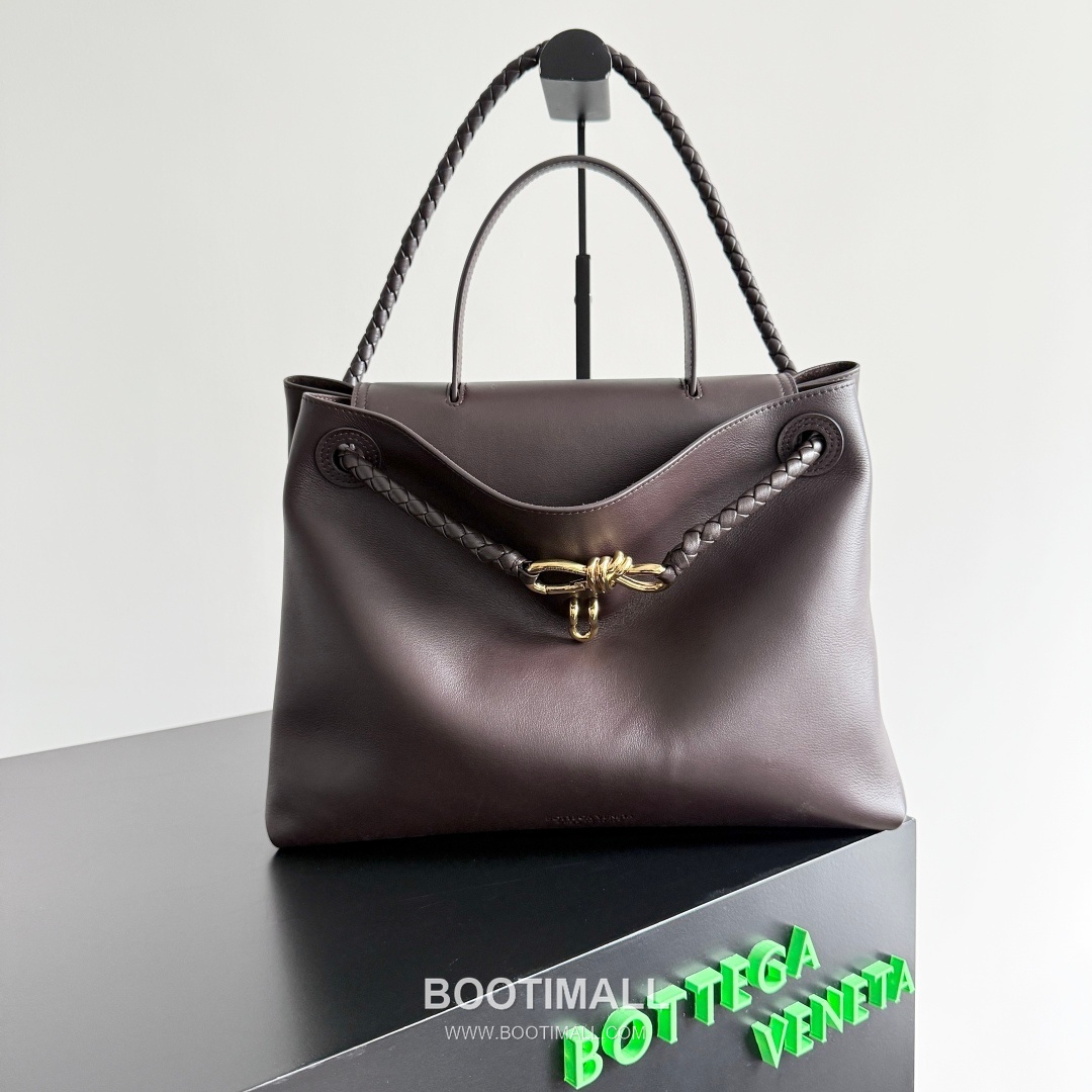 Bottega Veneta Ciao Intrecciato Knot Smooth Calfskin Top Handle Bag 보테가 베네타 차오 인트레치아토 노트 스무스 카프스킨 탑핸들백 34cm 10
