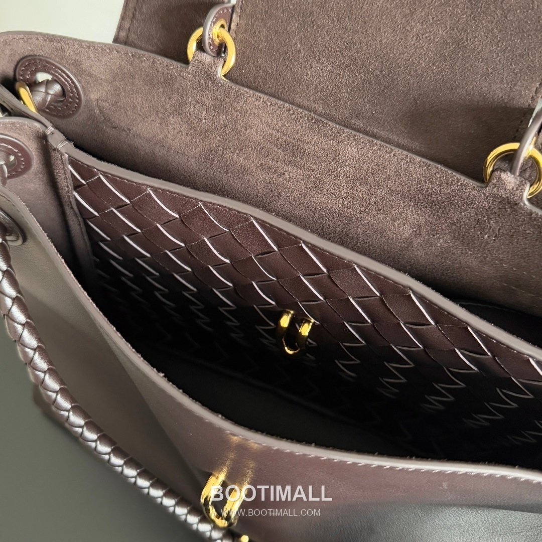 Bottega Veneta Ciao Intrecciato Knot Smooth Calfskin Top Handle Bag 보테가 베네타 차오 인트레치아토 노트 스무스 카프스킨 탑핸들백 34cm 14