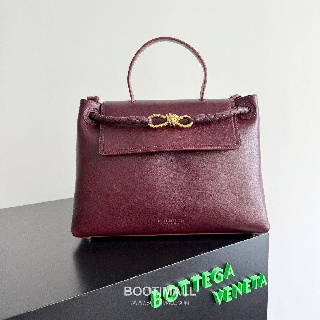 Bottega Veneta Ciao Intrecciato Knot Smooth Calfskin Top Handle Bag 보테가 베네타 차오 인트레치아토 노트 스무스 카프스킨 탑핸들백 34cm 1
