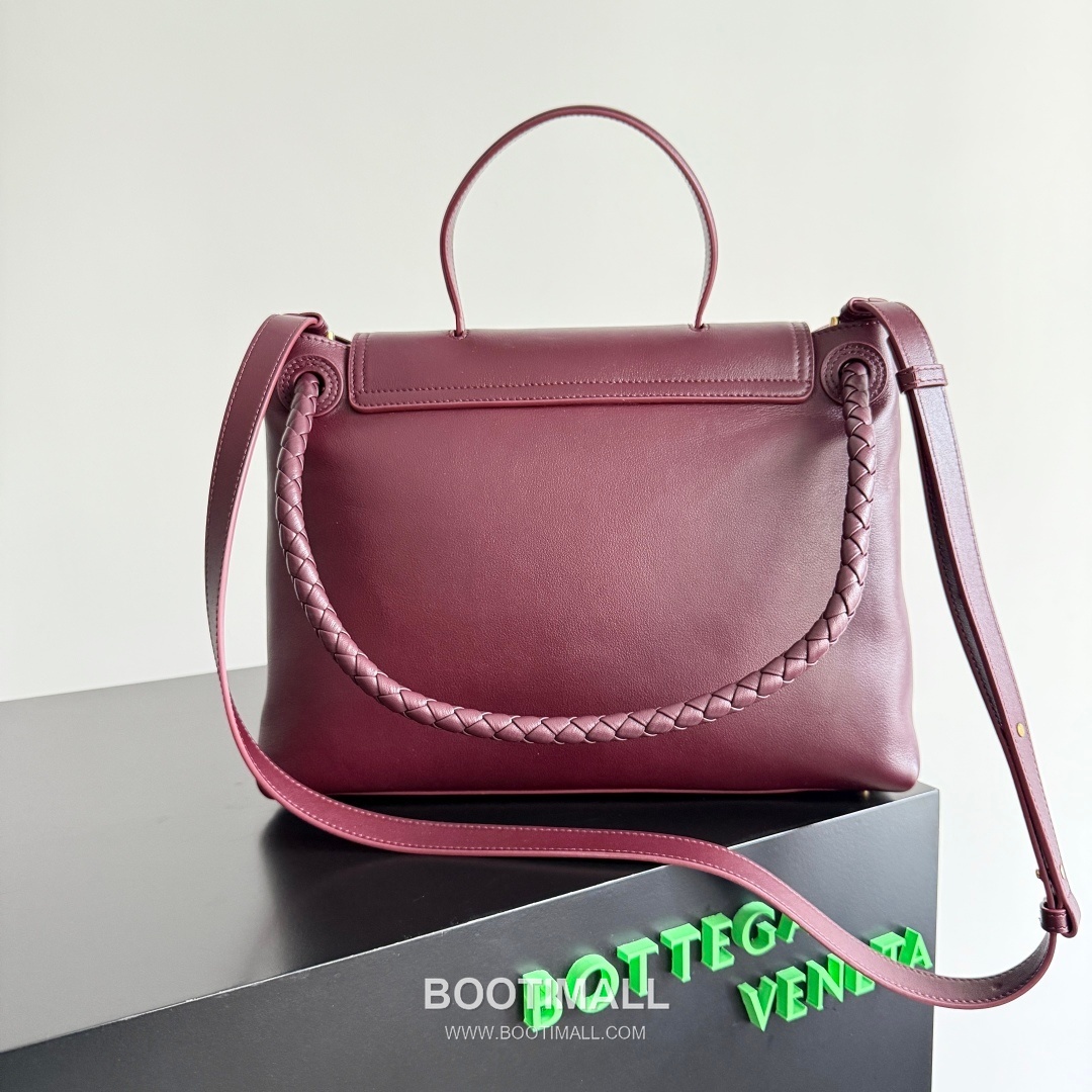 Bottega Veneta Ciao Intrecciato Knot Smooth Calfskin Top Handle Bag 보테가 베네타 차오 인트레치아토 노트 스무스 카프스킨 탑핸들백 34cm 2