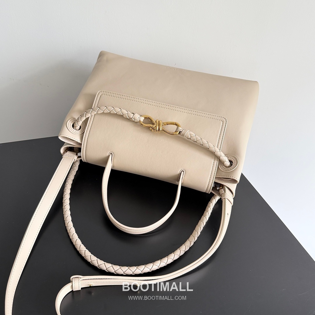 Bottega Veneta Ciao Intrecciato Knot Smooth Calfskin Top Handle Bag 보테가 베네타 차오 인트레치아토 노트 스무스 카프스킨 탑핸들백 34cm 7