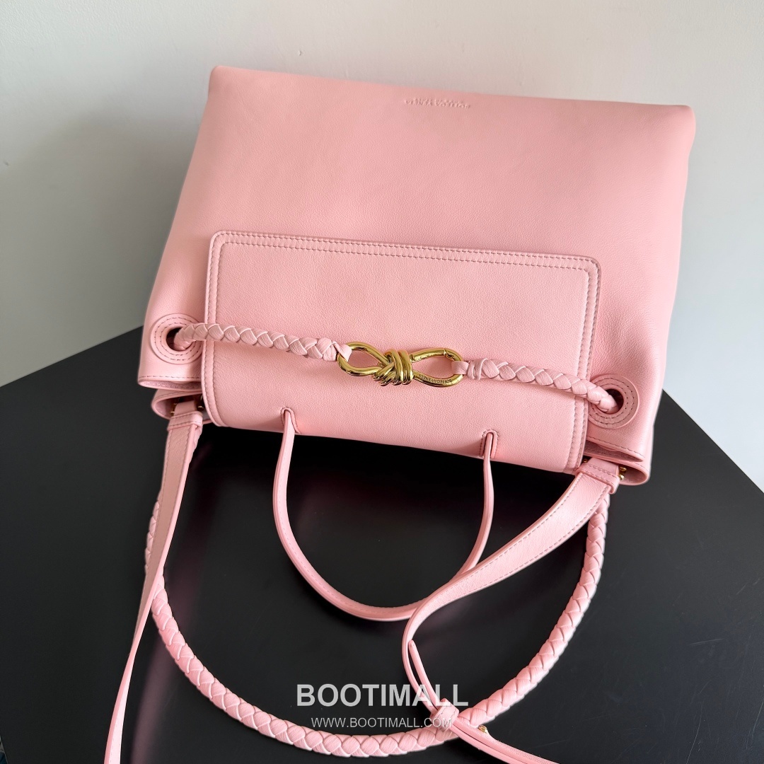 Bottega Veneta Ciao Intrecciato Knot Smooth Calfskin Top Handle Bag 보테가 베네타 차오 인트레치아토 노트 스무스 카프스킨 탑핸들백 34cm 6