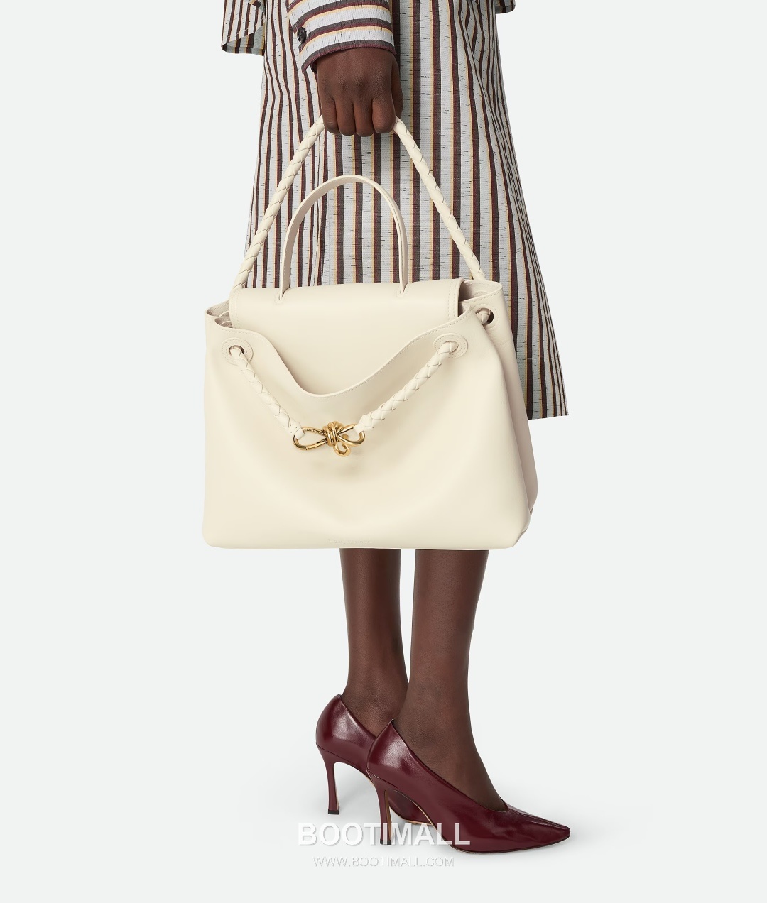 Bottega Veneta Ciao Intrecciato Knot Smooth Calfskin Top Handle Bag 보테가 베네타 차오 인트레치아토 노트 스무스 카프스킨 탑핸들백 34cm 7