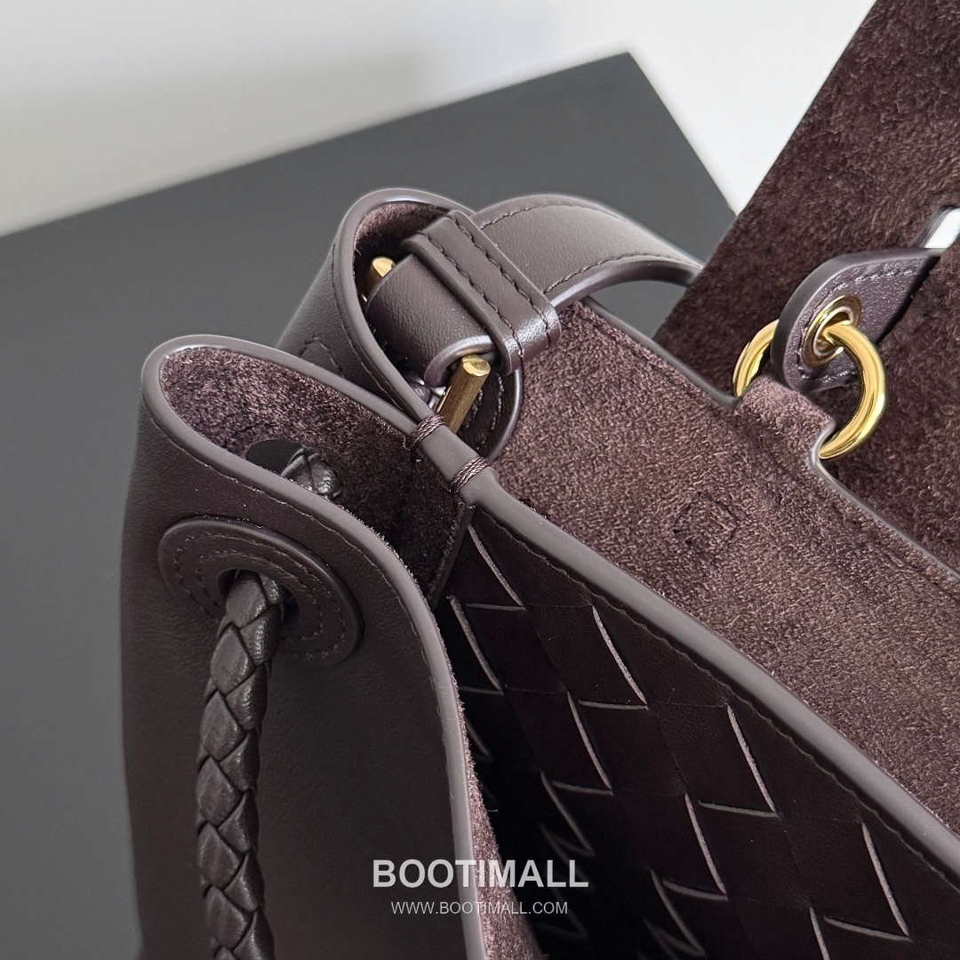 Bottega Veneta Ciao Intrecciato Knot Smooth Calfskin Top Handle Bag 보테가 베네타 차오 인트레치아토 노트 스무스 카프스킨 탑핸들백 26cm 12