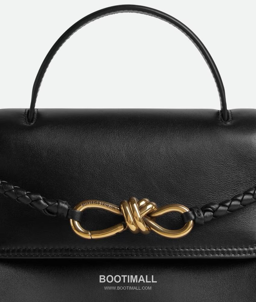 Bottega Veneta Ciao Intrecciato Knot Smooth Calfskin Top Handle Bag 보테가 베네타 차오 인트레치아토 노트 스무스 카프스킨 탑핸들백 26cm 9