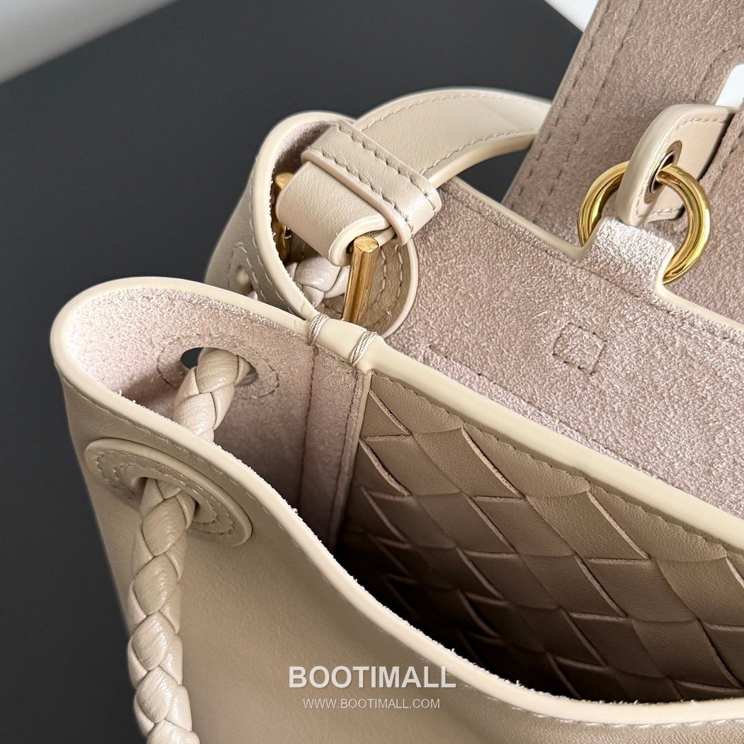 Bottega Veneta Ciao Intrecciato Knot Smooth Calfskin Top Handle Bag 보테가 베네타 차오 인트레치아토 노트 스무스 카프스킨 탑핸들백 26cm 12