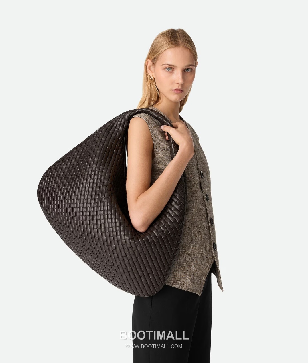 Bottega Veneta Large Hobo Shoulder Bag 보테가 베네타 라지 호보 숄더백 59cm 5