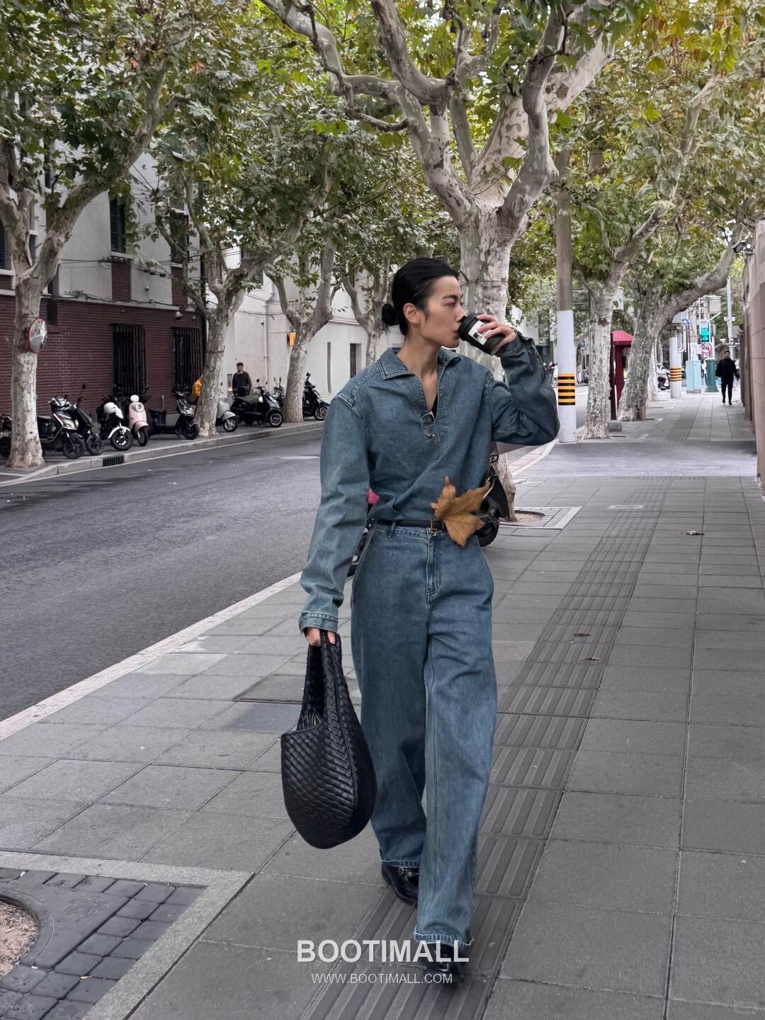 Bottega Veneta Early Spring Soft Hobo Shoulder Bag 보테가 베네타 얼리 스프링 소프트 호보 숄더백 44cm 3