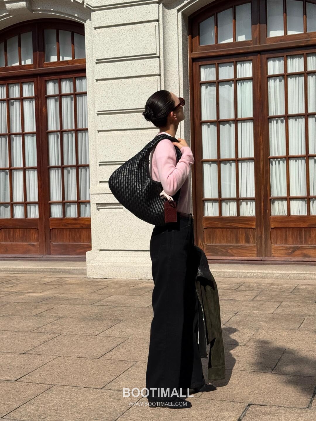 Bottega Veneta Early Spring Soft Hobo Shoulder Bag 보테가 베네타 얼리 스프링 소프트 호보 숄더백 44cm 7