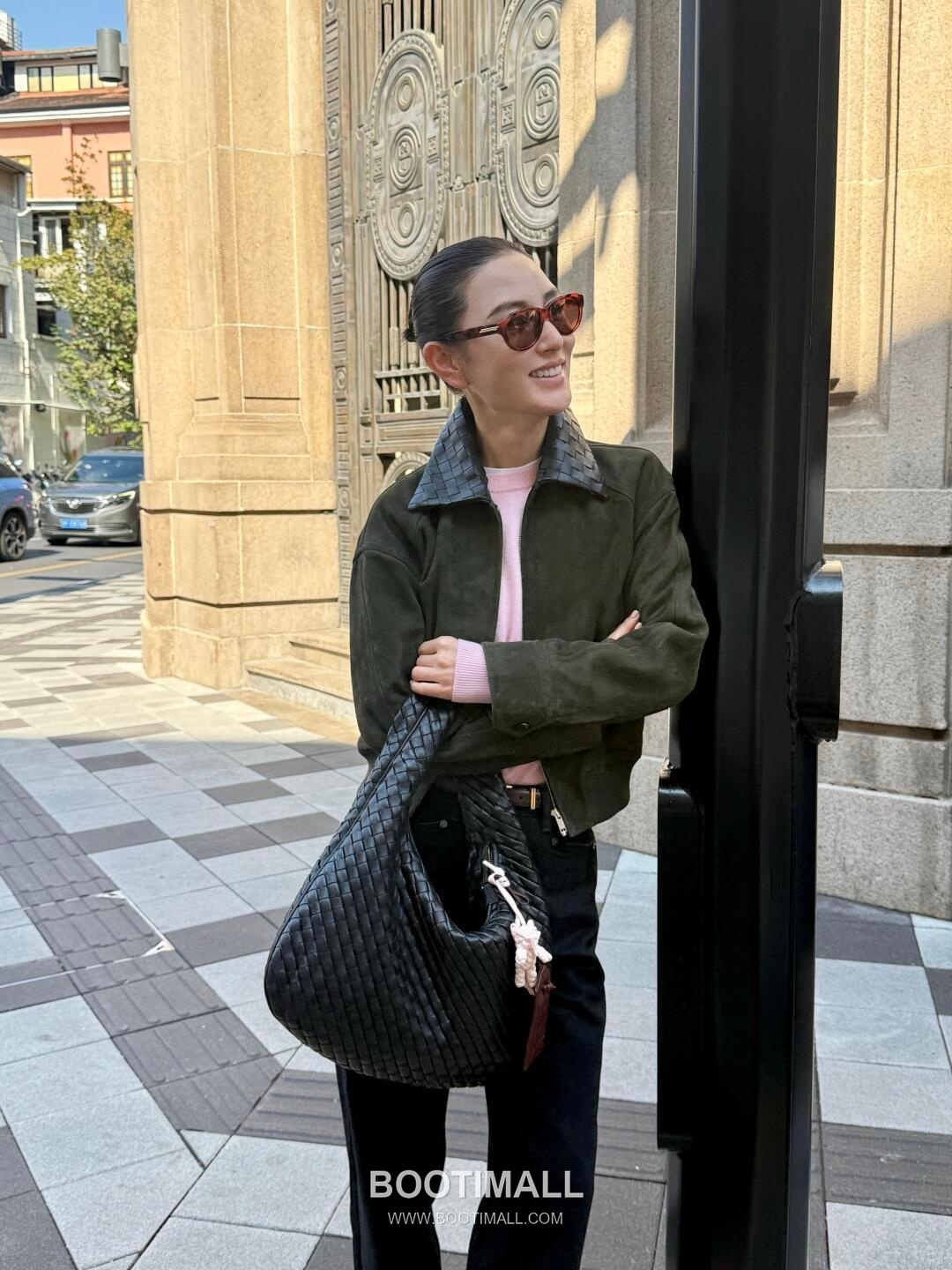 Bottega Veneta Early Spring Soft Hobo Shoulder Bag 보테가 베네타 얼리 스프링 소프트 호보 숄더백 44cm 8