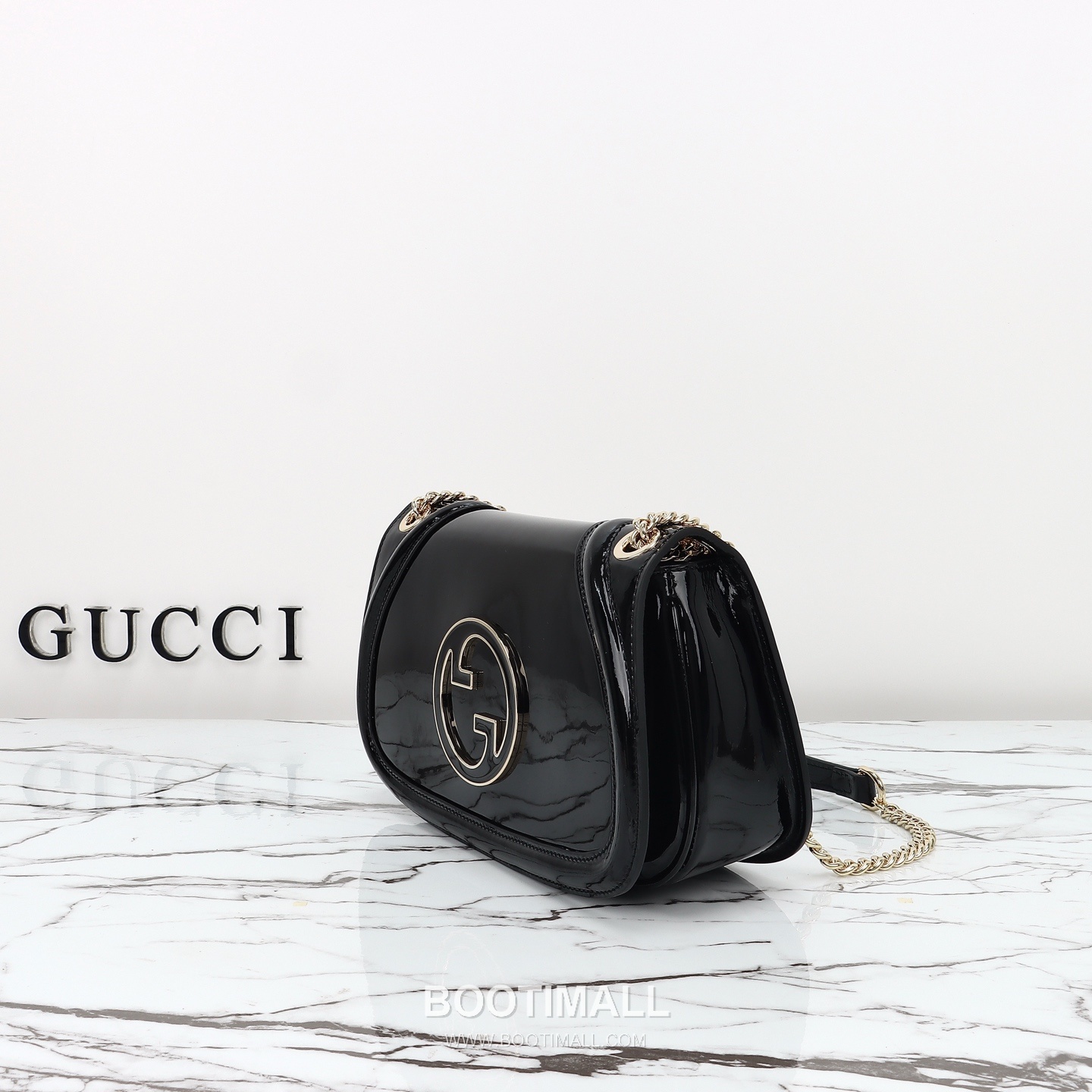Gucci Patent Leather Shoulder Bag 815715 구찌 페이턴트 레더 숄더백 26.5cm 2