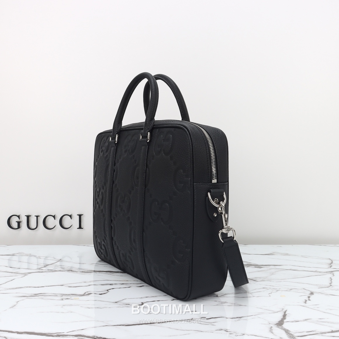 Gucci GG Embossed Leather Briefcase 792264 구찌 GG 엠보스 레더 브리프케이스 36.5cm 2