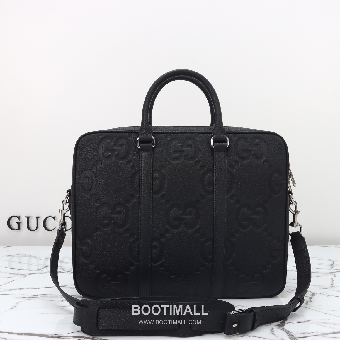 Gucci GG Embossed Leather Briefcase 792264 구찌 GG 엠보스 레더 브리프케이스 36.5cm 3
