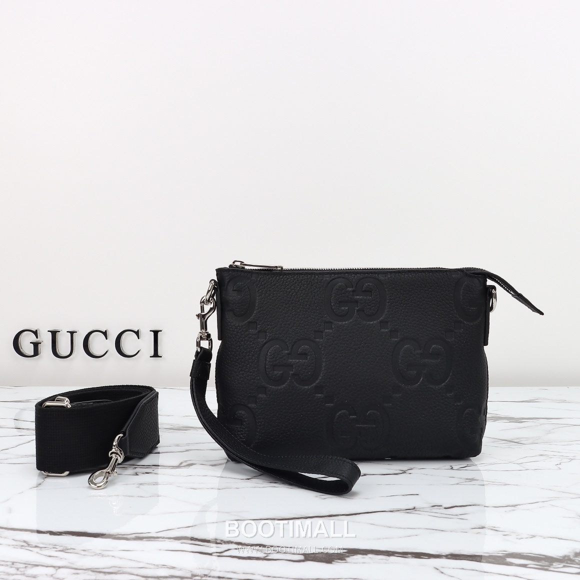 Gucci GG Embossed Leather Mini Messenger Bag 761747 구찌 GG 엠보스 레더 미니 메신저백 23cm 1