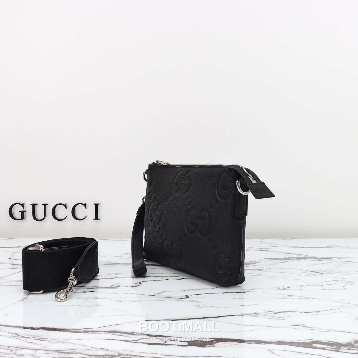 Gucci GG Embossed Leather Mini Messenger Bag 761747 구찌 GG 엠보스 레더 미니 메신저백 23cm 2