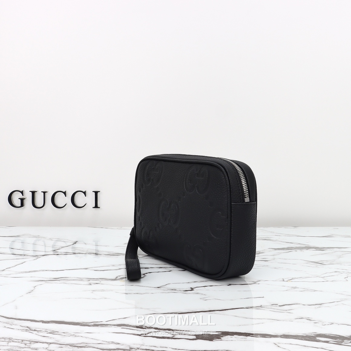 Gucci GG Embossed Leather Pouch 802148 구찌 GG 엠보스 레더 파우치 24cm 2