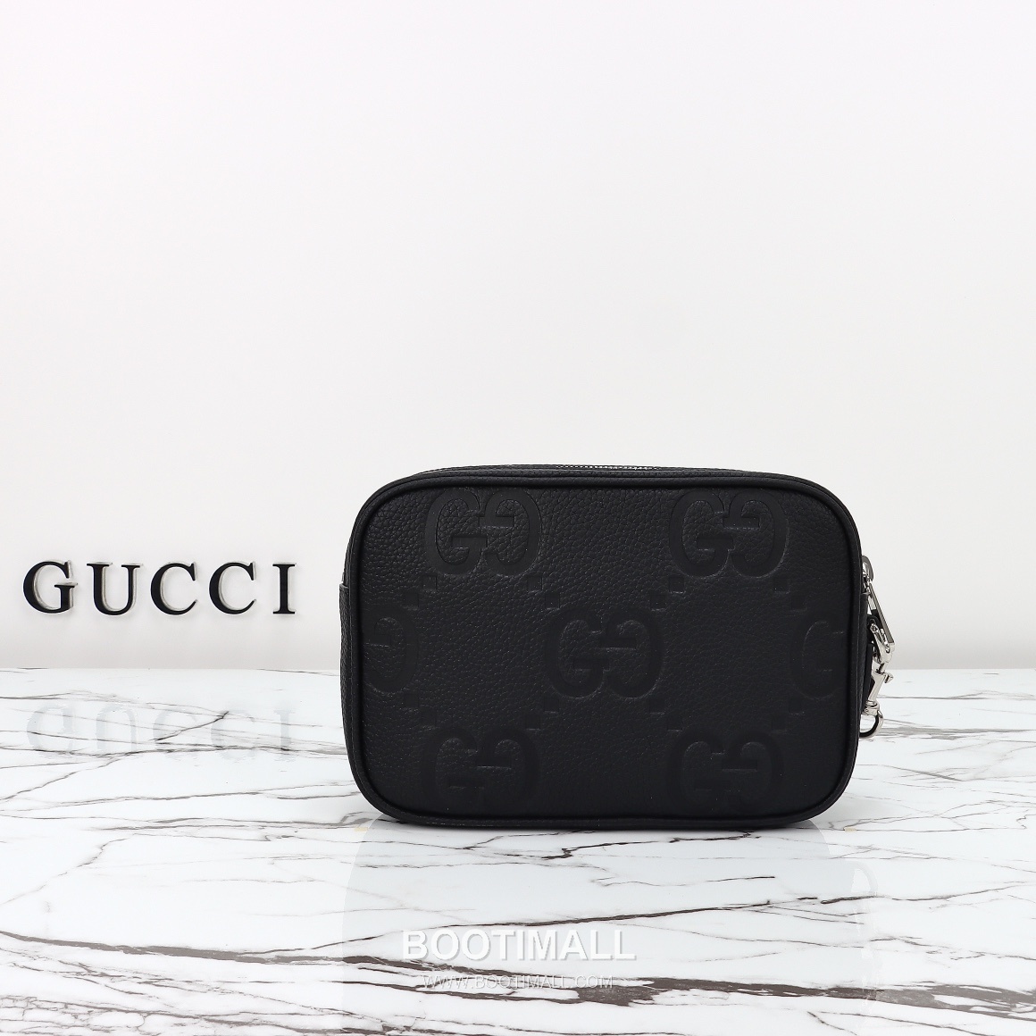 Gucci GG Embossed Leather Pouch 802148 구찌 GG 엠보스 레더 파우치 24cm 3