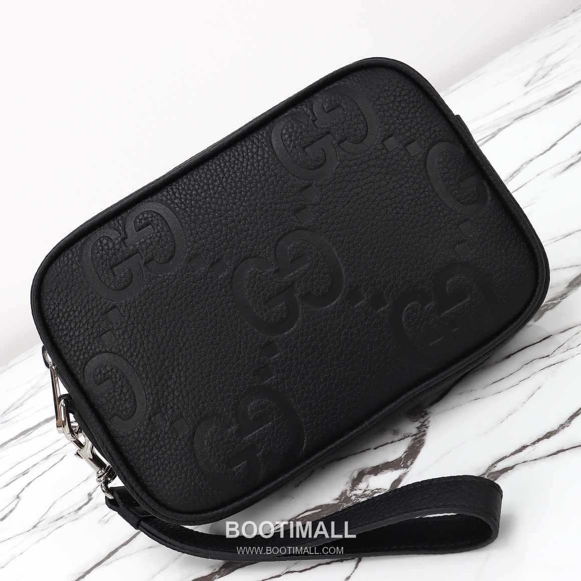 Gucci GG Embossed Leather Pouch 802148 구찌 GG 엠보스 레더 파우치 24cm 5