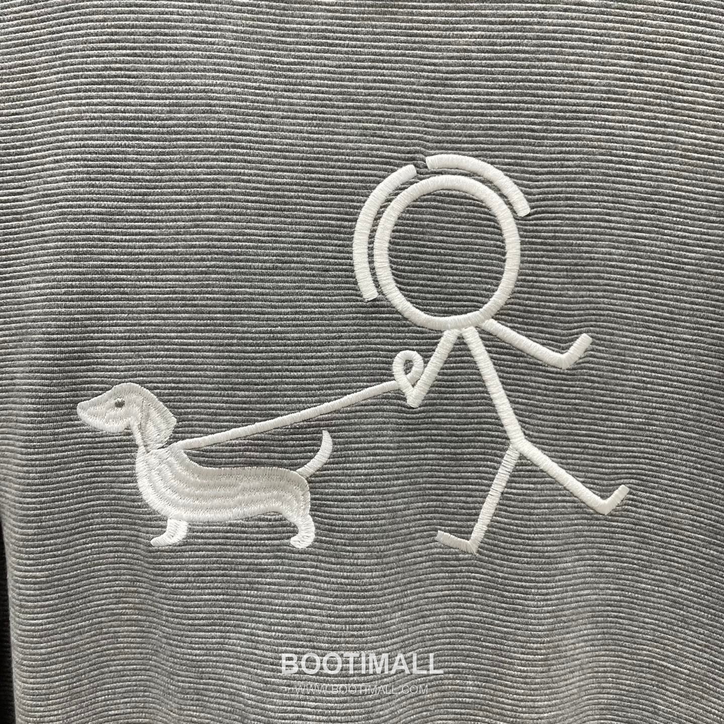 Thom Browne Stickman Dog 4-Bar Sweatshirt Cotton Blue 톰브라운 스틱맨 도그 4바 스웨트셔츠 코튼 블루 13