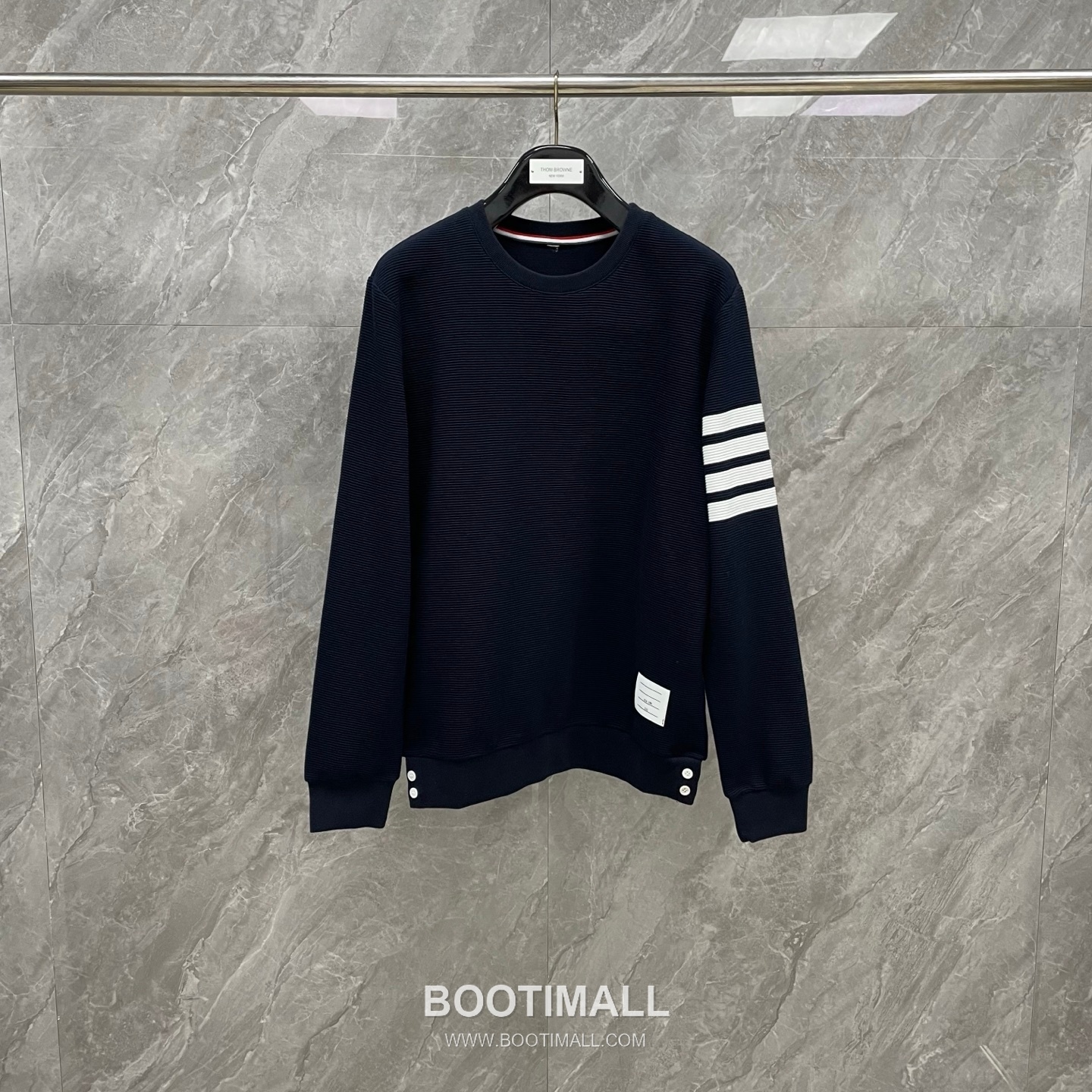 Thom Browne Stickman Dog 4-Bar Sweatshirt Cotton Blue 톰브라운 스틱맨 도그 4바 스웨트셔츠 코튼 블루 6
