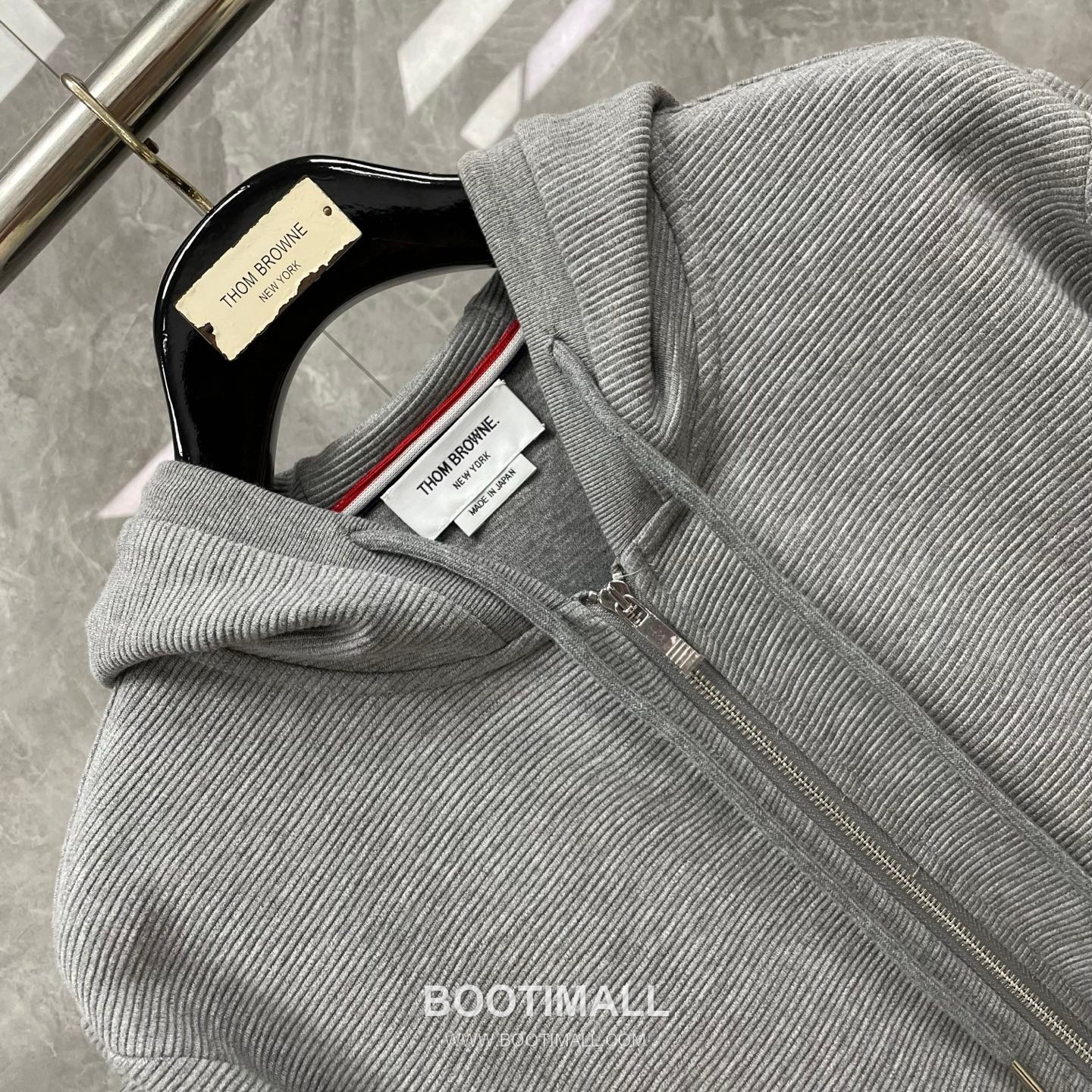 Thom Browne Stickman Dog 4-Stripe Outerwear Cotton Blue Hoodie 톰브라운 스틱맨 도그 4스트라이프 아우터 코튼 블루 후드 8