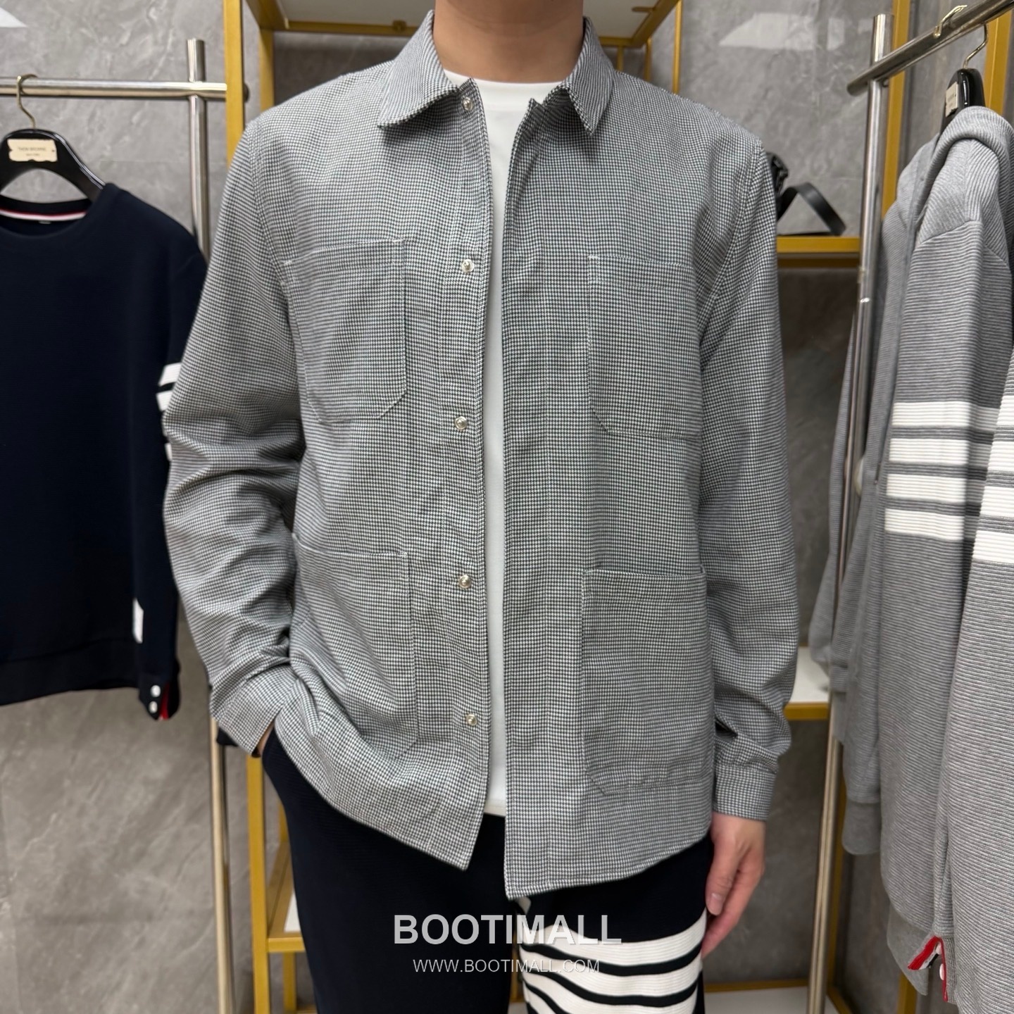 Thom Browne 2026 S/S Houndstooth Utility Jacket 톰브라운 2026 S/S 하운드투스 유틸리티 자켓 1