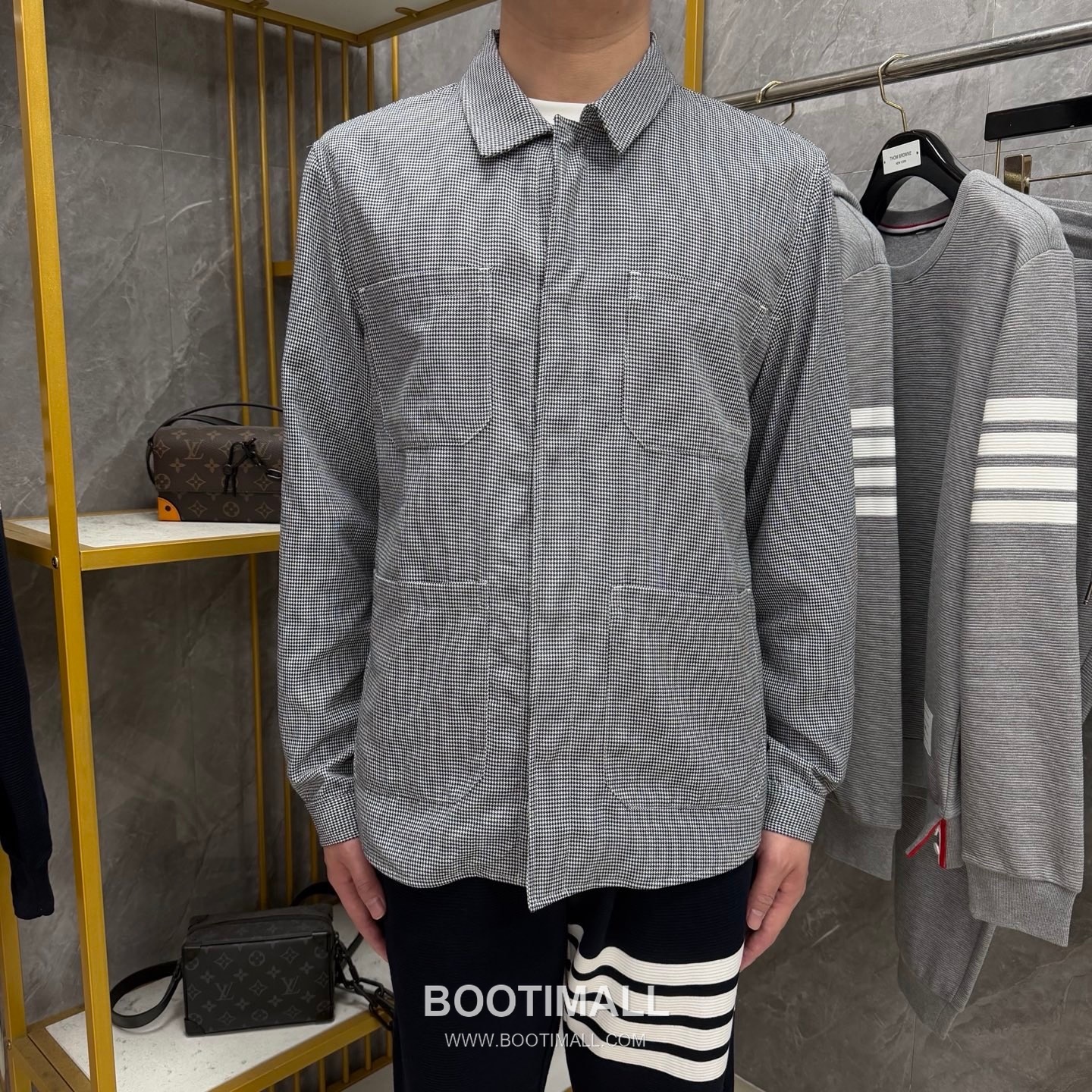 Thom Browne 2026 S/S Houndstooth Utility Jacket 톰브라운 2026 S/S 하운드투스 유틸리티 자켓 2