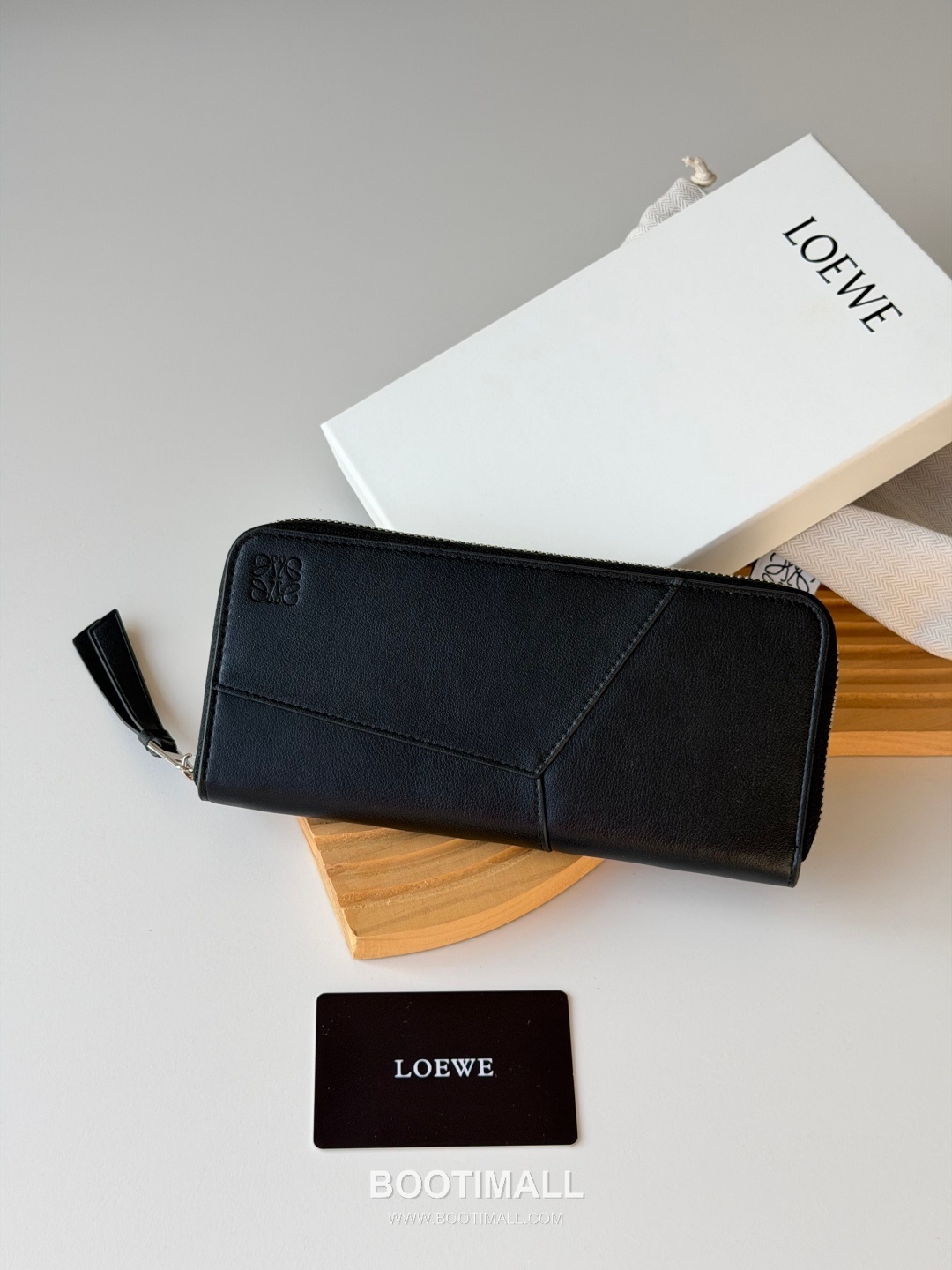 Loewe Puzzle Zip Wallet Calfskin Contrast Long 로에베 퍼즐 지퍼 지갑 L1130 카프스킨 콘트라스트 장지갑 19cm 1