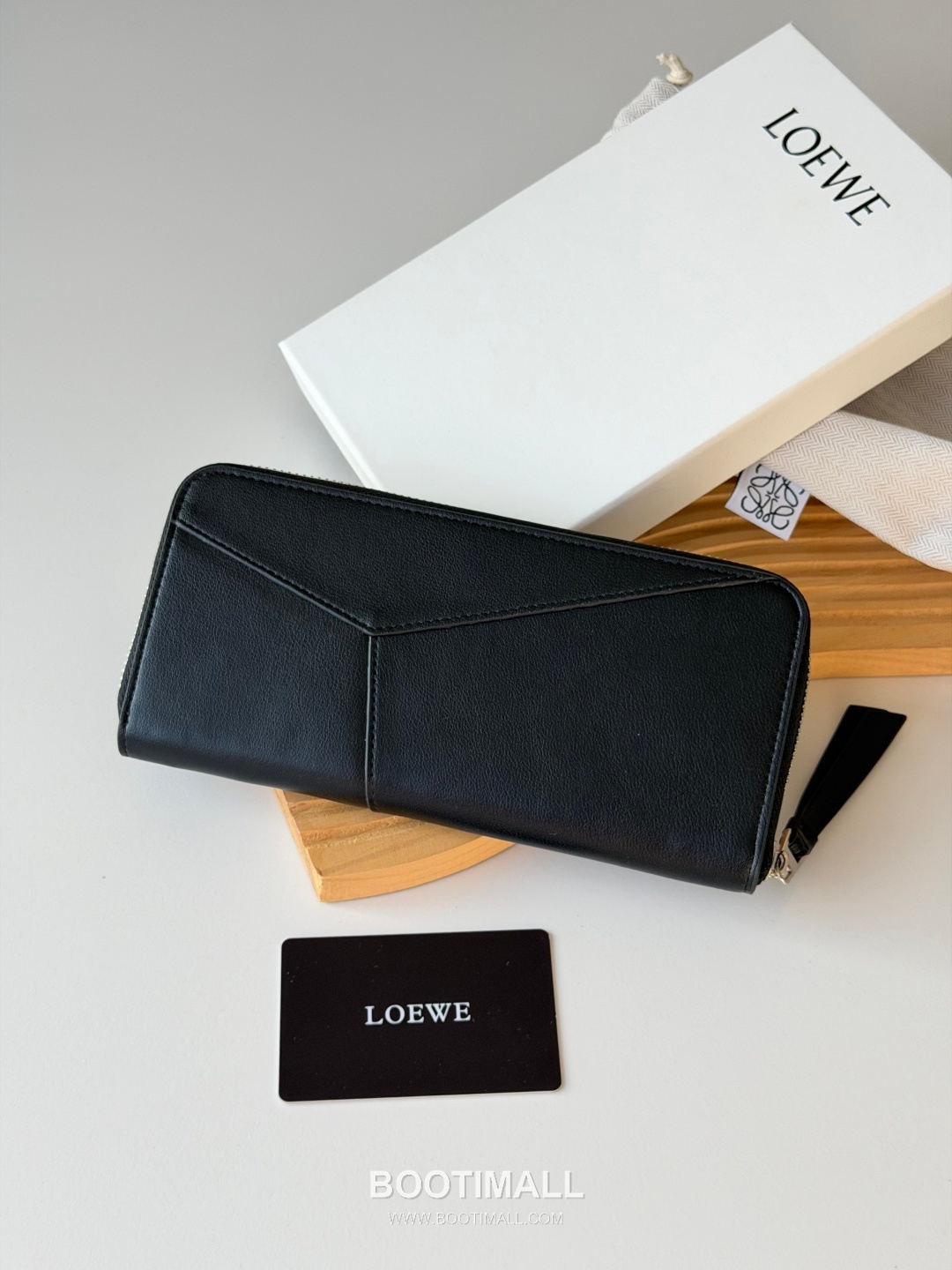Loewe Puzzle Zip Wallet Calfskin Contrast Long 로에베 퍼즐 지퍼 지갑 L1130 카프스킨 콘트라스트 장지갑 19cm 2