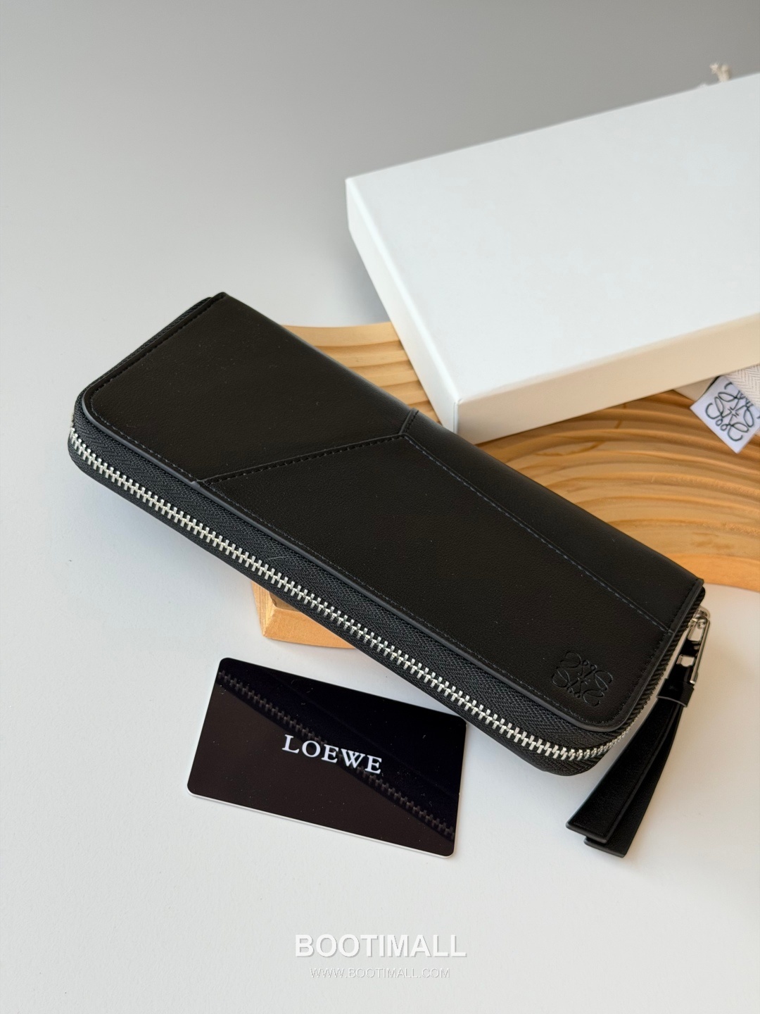 Loewe Puzzle Zip Wallet Calfskin Contrast Long 로에베 퍼즐 지퍼 지갑 L1130 카프스킨 콘트라스트 장지갑 19cm 3