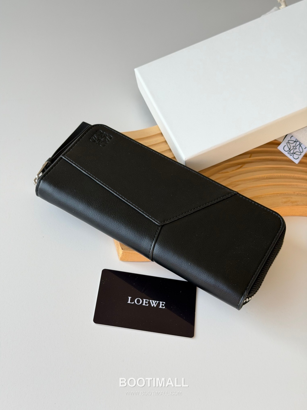 Loewe Puzzle Zip Wallet Calfskin Contrast Long 로에베 퍼즐 지퍼 지갑 L1130 카프스킨 콘트라스트 장지갑 19cm 4
