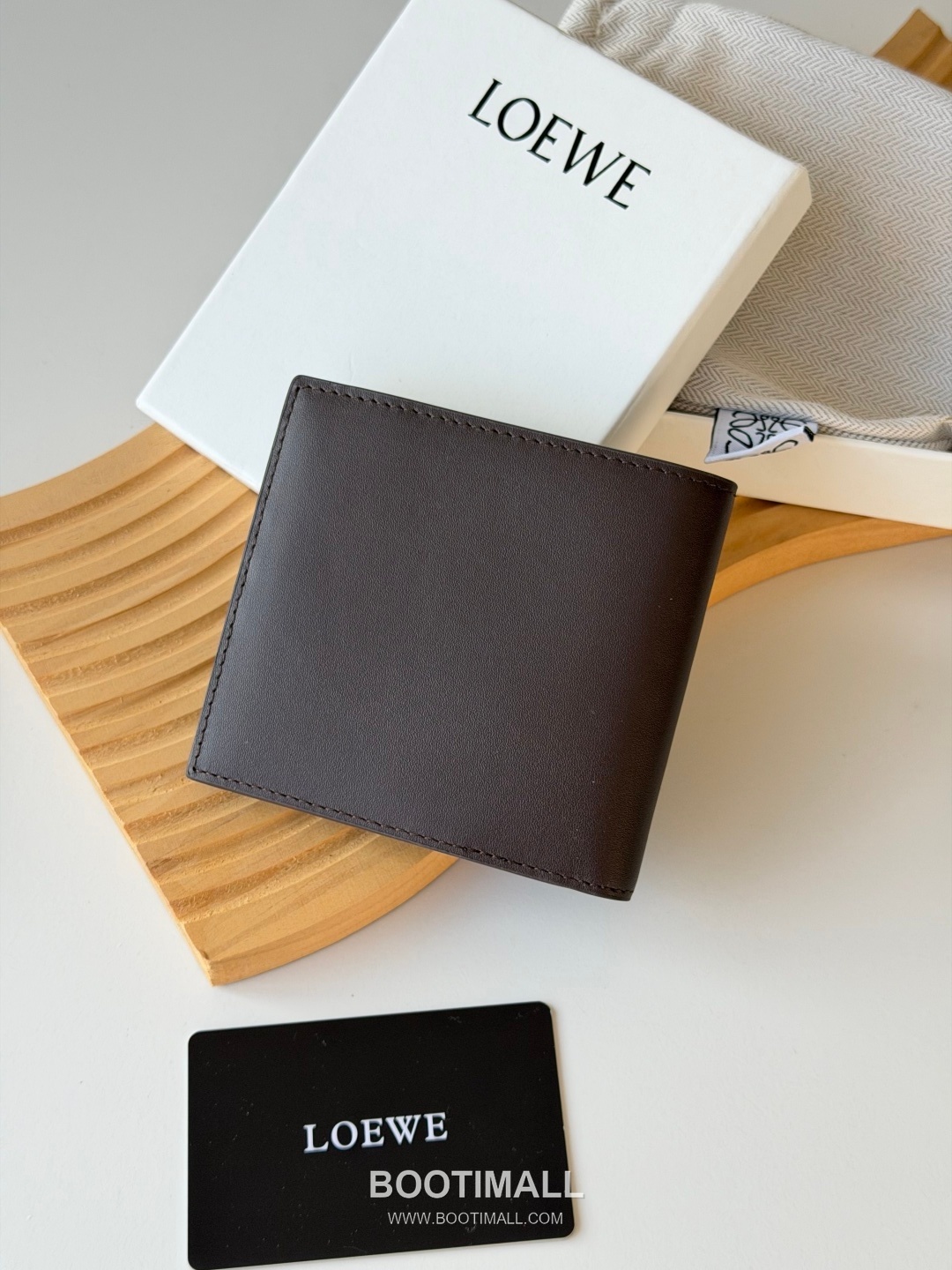 Loewe Puzzle Geometric Embossed Smooth Calfskin Black Bifold Wallet 로에베 퍼즐 지오메트릭 L1139 엠보 스무스 카프스킨 블랙 반지갑 11cm 3