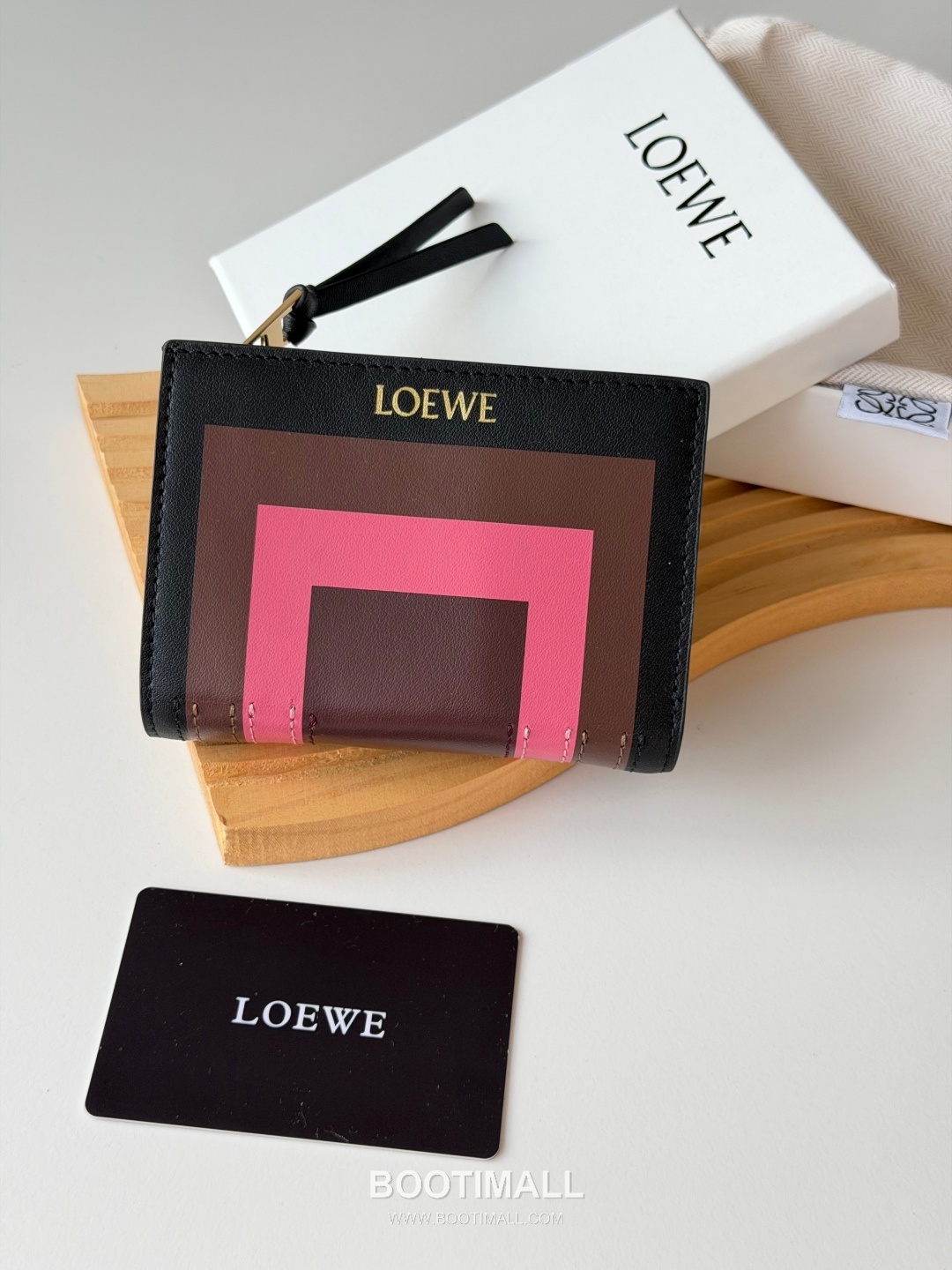 Loewe Bicolor Bifold Calfskin Wallet 로에베 L1143 바이컬러 반지갑 카프스킨 12cm 1