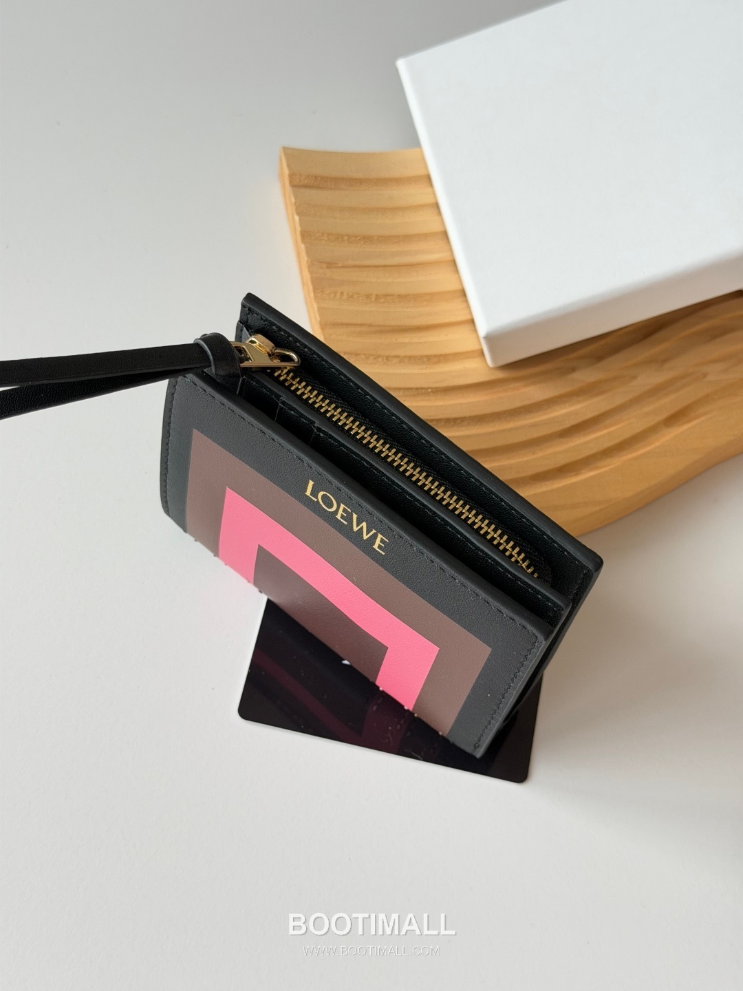 Loewe Bicolor Bifold Calfskin Wallet 로에베 L1143 바이컬러 반지갑 카프스킨 12cm 4