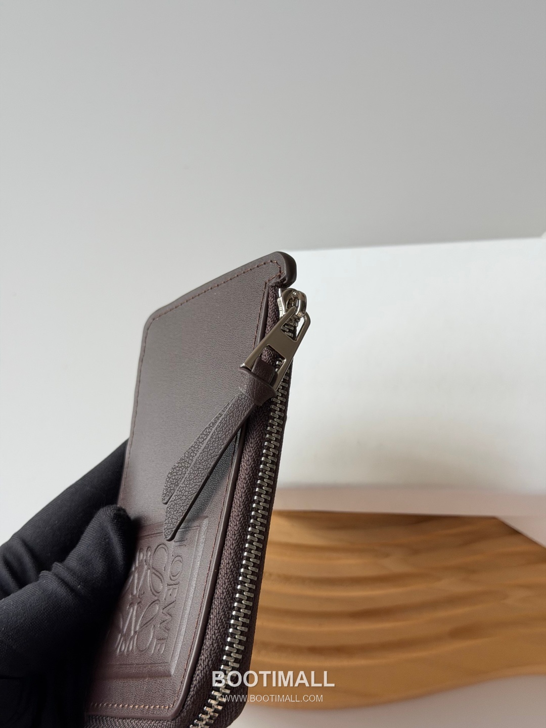 Loewe Seven Zip Cowhide Leather Black Coin Purse 로에베 L1148 세븐 지퍼 소가죽 블랙 동전지갑 12.5cm 4