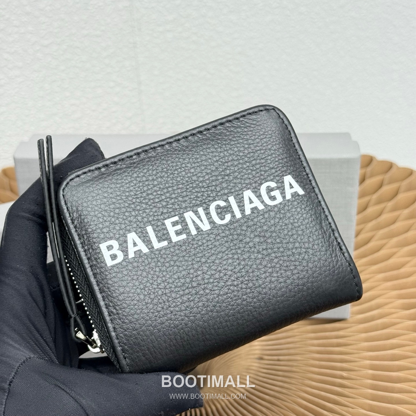 Balenciaga Cash Papier Mini Grained Calfskin Wallet 발렌시아가 캐시 파피에 미니 그레인드 카프스킨 11.5cm 4