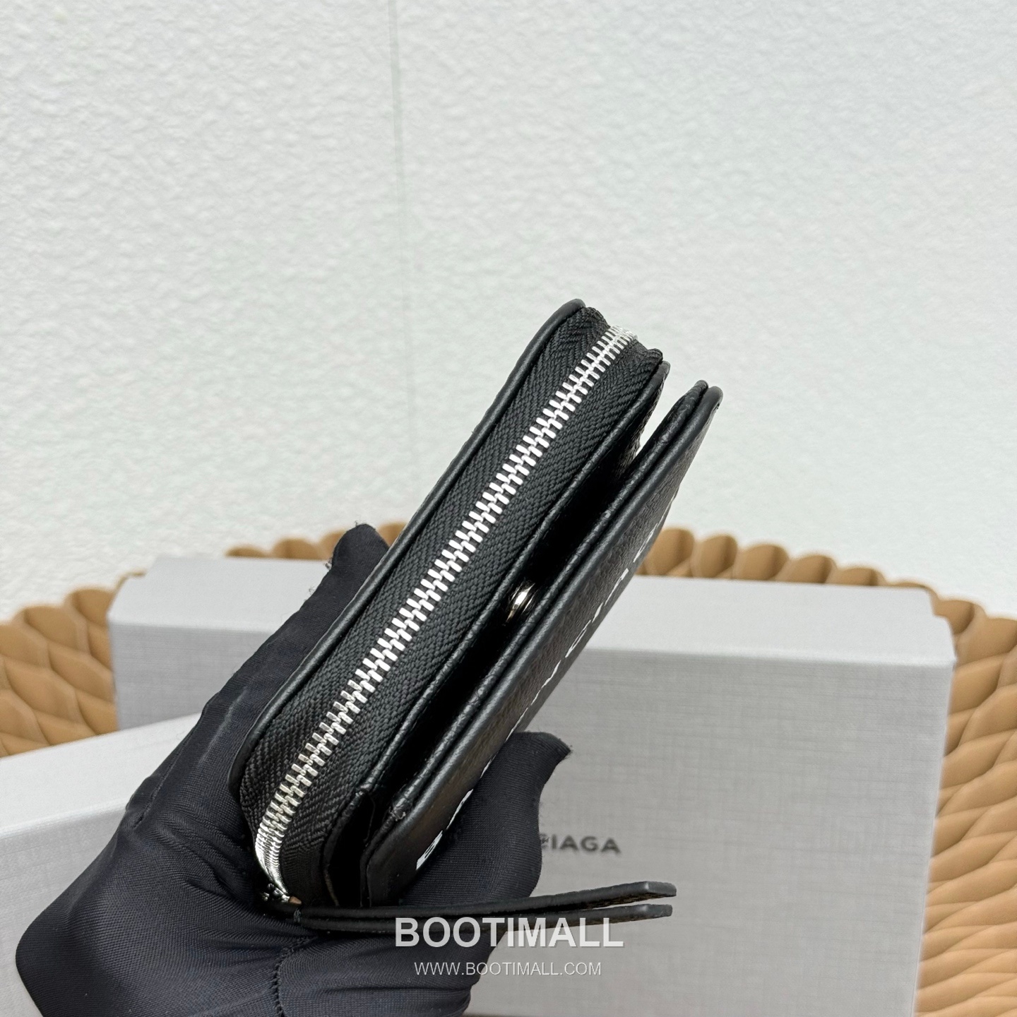 Balenciaga Cash Papier Mini Grained Calfskin Wallet 발렌시아가 캐시 파피에 미니 그레인드 카프스킨 11.5cm 5