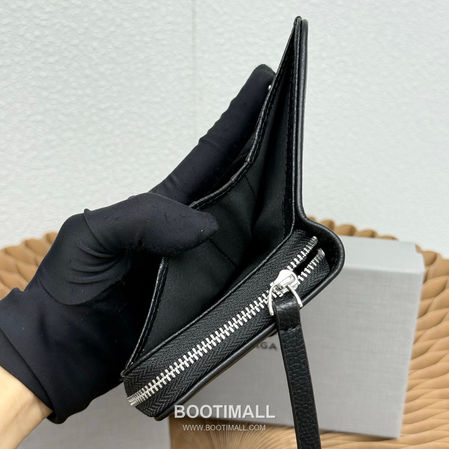 Balenciaga Cash Papier Mini Grained Calfskin Wallet 발렌시아가 캐시 파피에 미니 그레인드 카프스킨 11.5cm 7