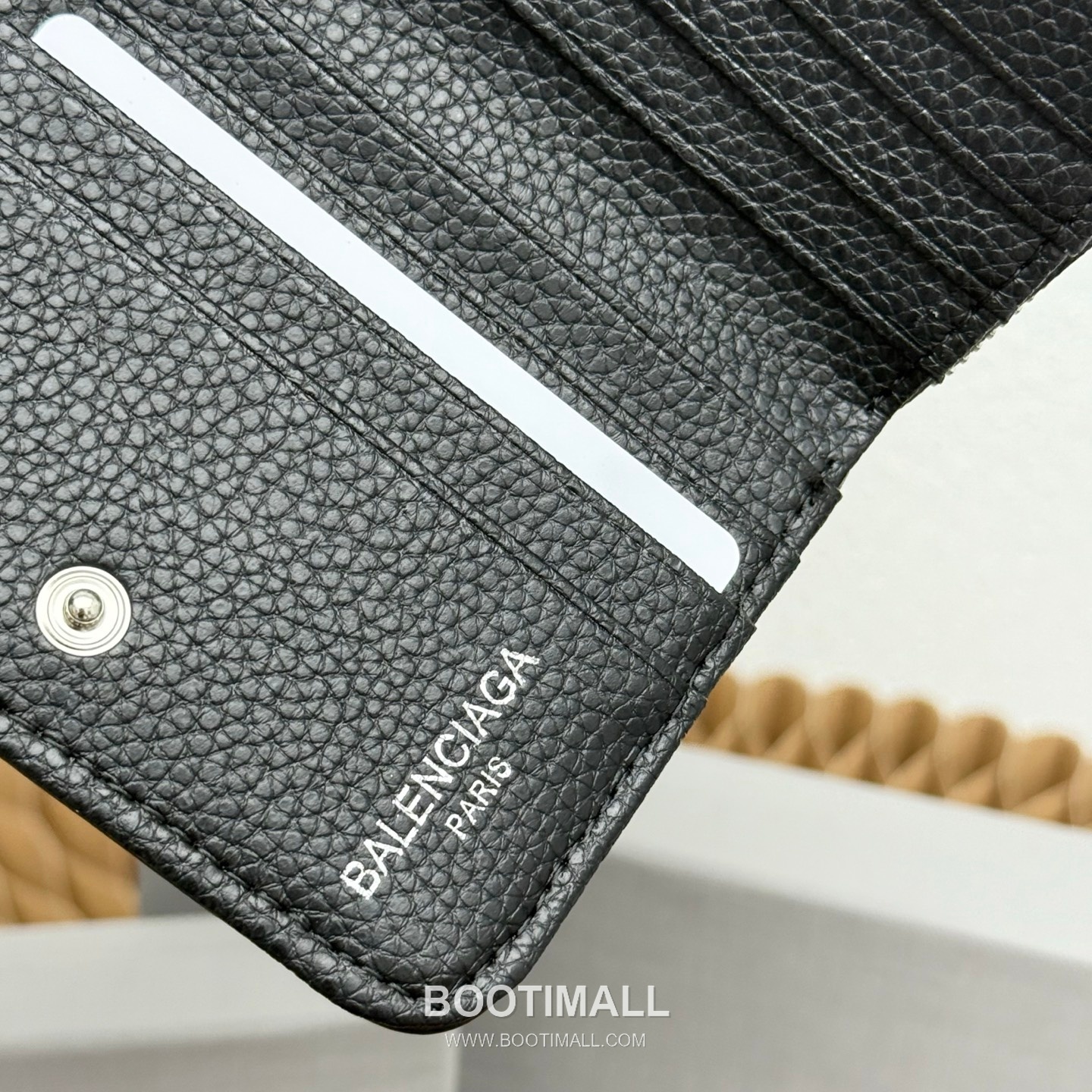 Balenciaga Cash Papier Mini Grained Calfskin Wallet 발렌시아가 캐시 파피에 미니 그레인드 카프스킨 11.5cm 9