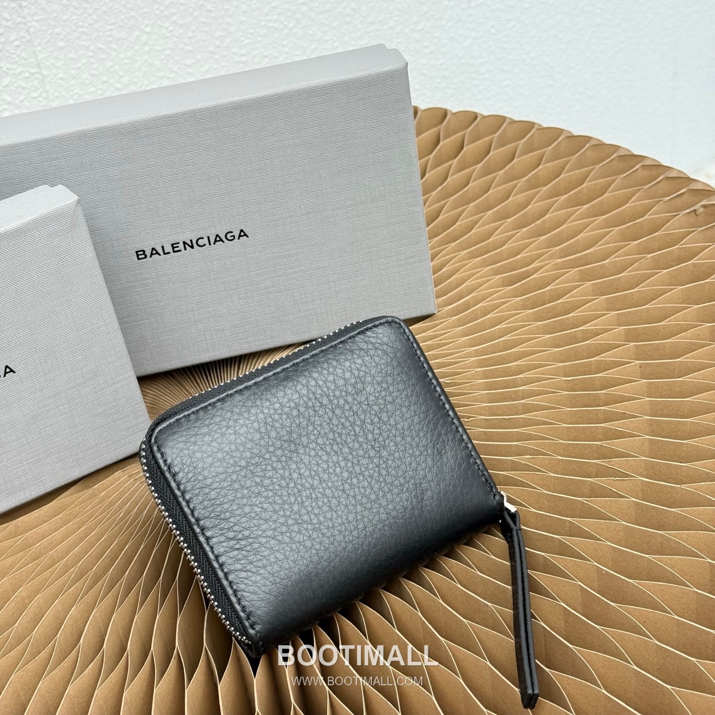 Balenciaga Cash Envelope Grained Calfskin Coin Purse 발렌시아가 캐시 엔벨로프 그레인드 카프스킨 동전지갑 11.5cm 3