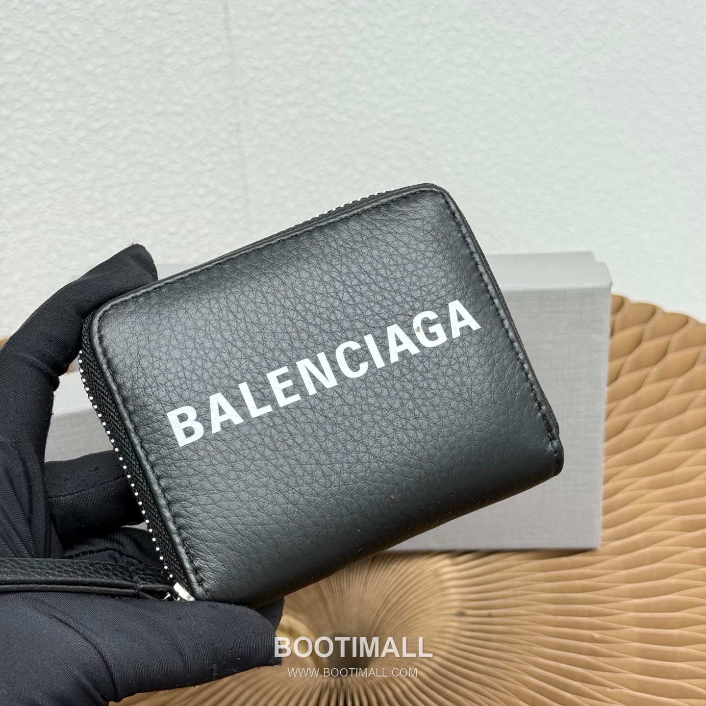 Balenciaga Cash Envelope Grained Calfskin Coin Purse 발렌시아가 캐시 엔벨로프 그레인드 카프스킨 동전지갑 11.5cm 4