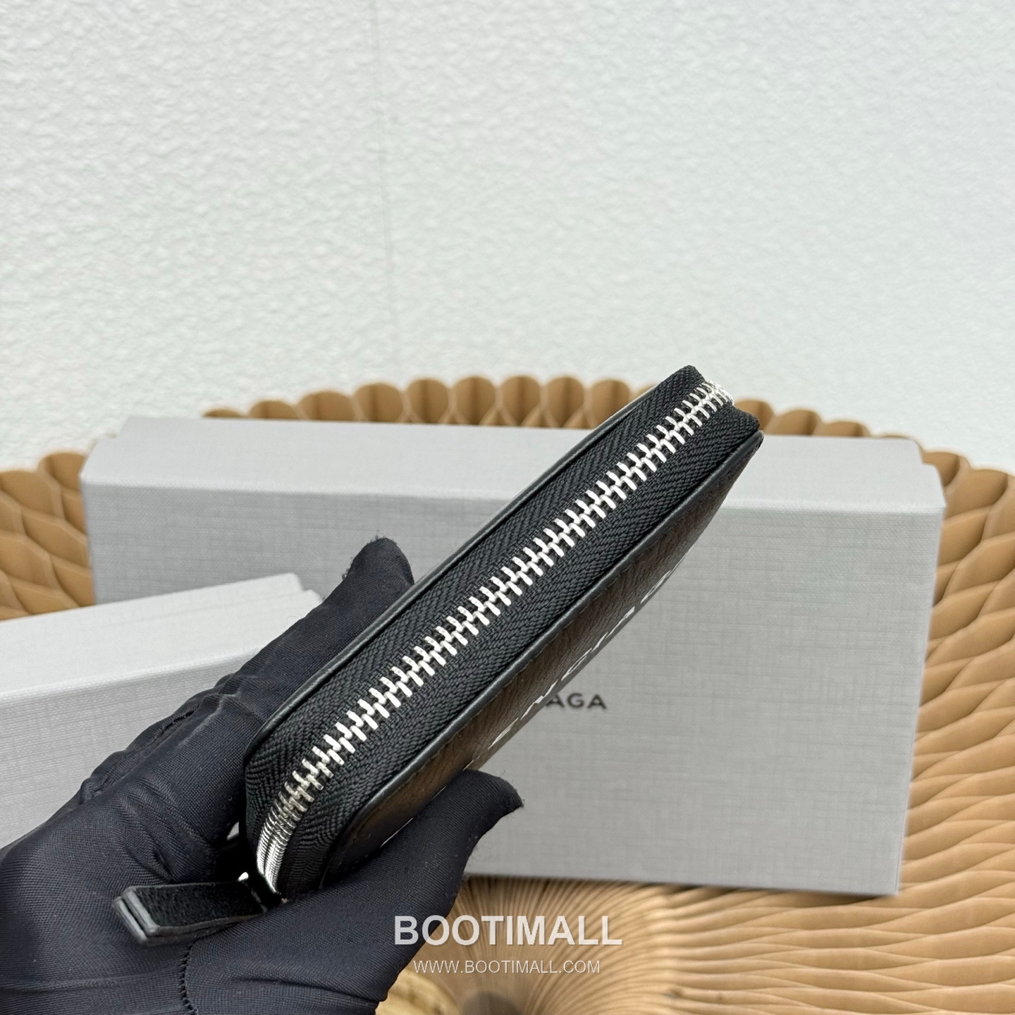 Balenciaga Cash Envelope Grained Calfskin Coin Purse 발렌시아가 캐시 엔벨로프 그레인드 카프스킨 동전지갑 11.5cm 6